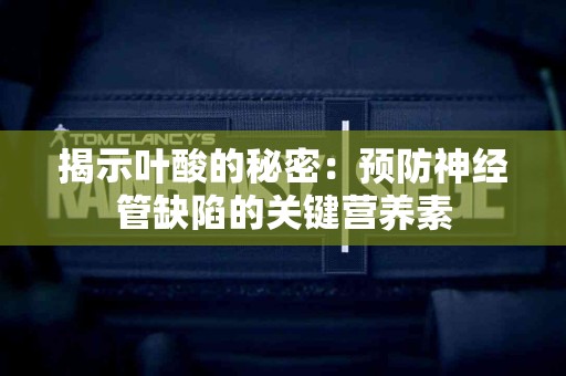 揭示叶酸的秘密：预防神经管缺陷的关键营养素