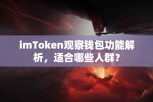 imToken观察钱包功能解析，适合哪些人群？