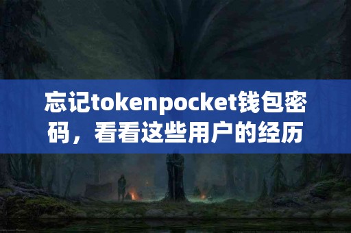 忘记tokenpocket钱包密码，看看这些用户的经历